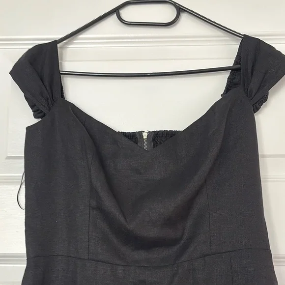 Reformation Linen Black Dress - Picture 3 of 5